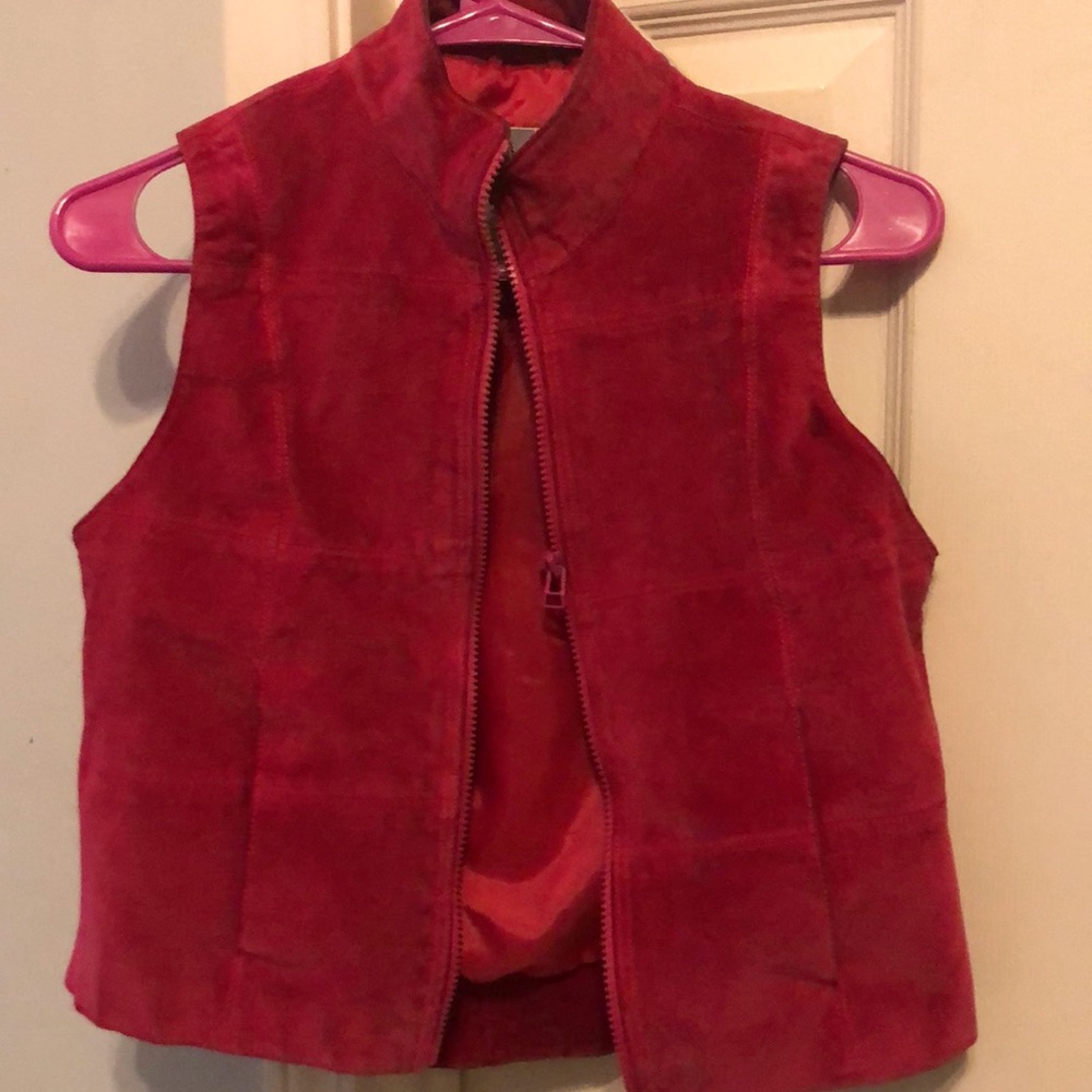 Hot pink vest